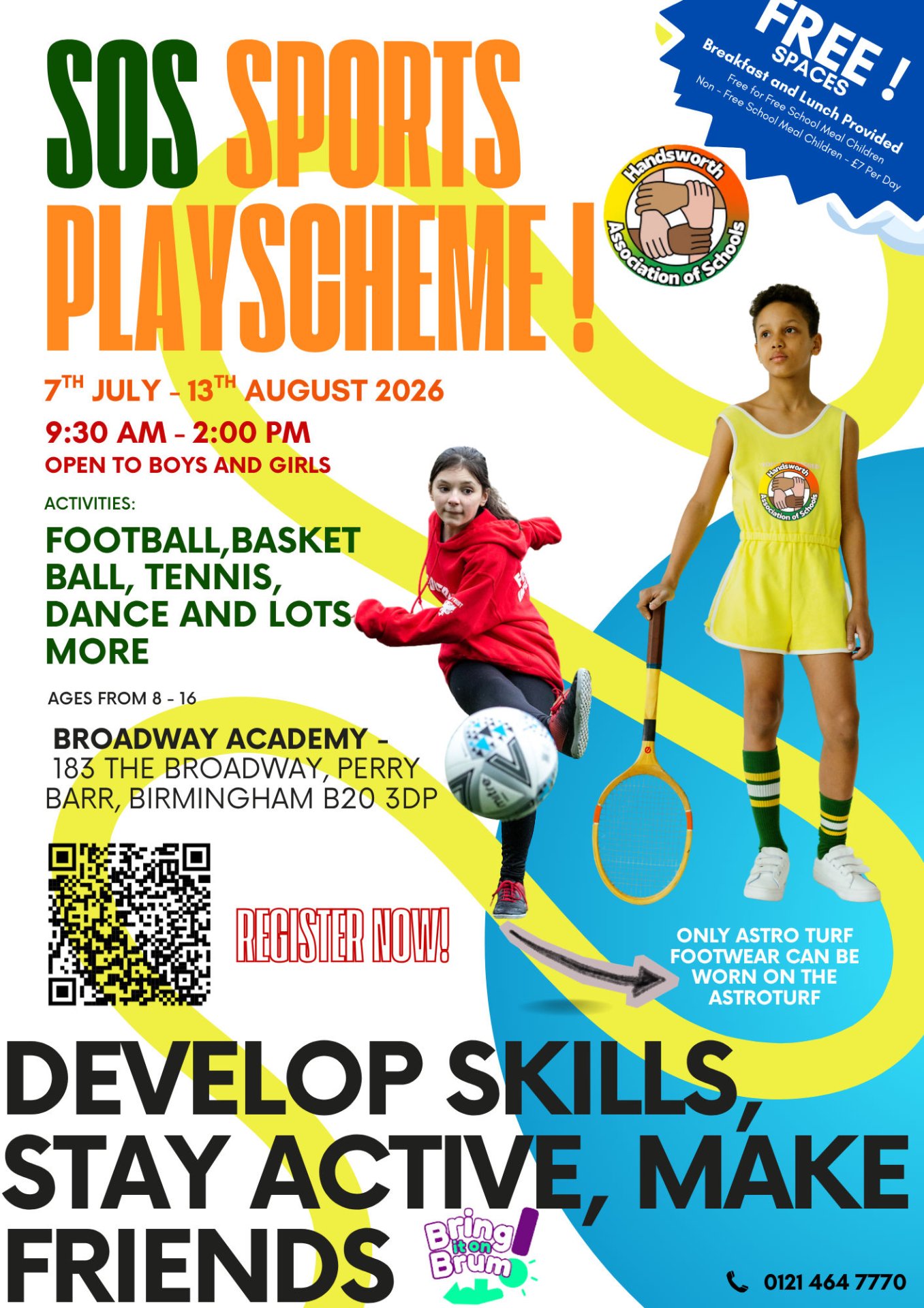 SOS Sports PlayschemeFor Boys and Girls 8 - 16